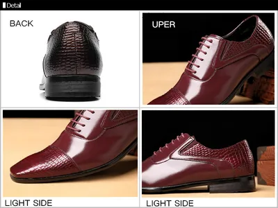 Business leather shoes