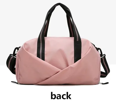 Sports gym bag women's wet and dry shoes