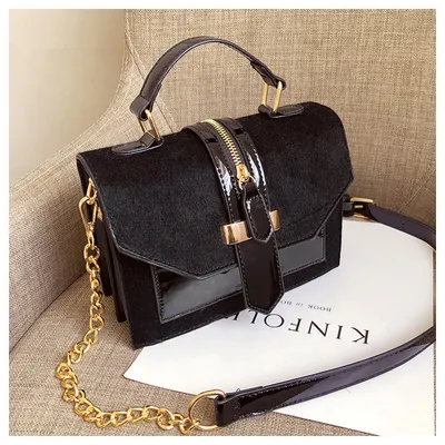 Korean Style Leopard Print Shoulder Bag Crossbody Bags For Women With Zipper Decoration Ladies Chain Handbags