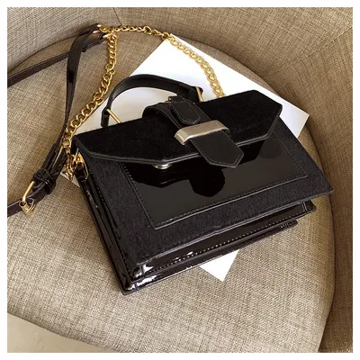 Korean Style Leopard Print Shoulder Bag Crossbody Bags For Women With Zipper Decoration Ladies Chain Handbags