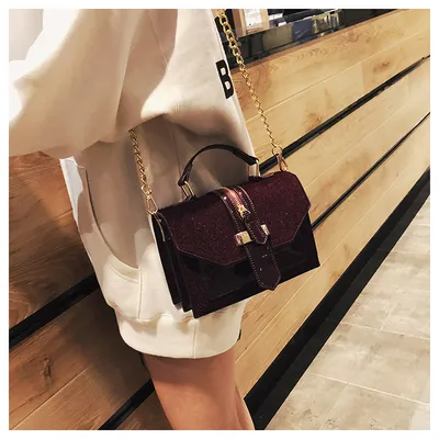 Korean Style Leopard Print Shoulder Bag Crossbody Bags For Women With Zipper Decoration Ladies Chain Handbags