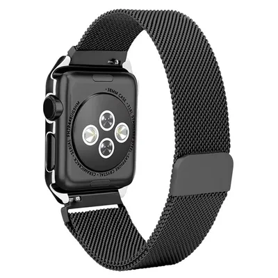 Metal mesh magnetic watch strap