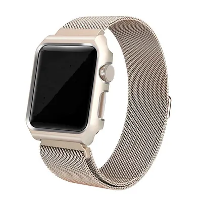 Metal mesh magnetic watch strap