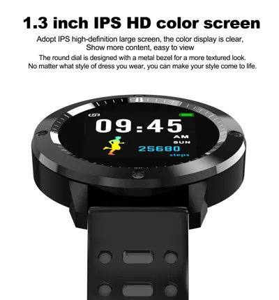 Color screen round screen 3D dynamic UI interface smart bracelet sports fashion smart watch