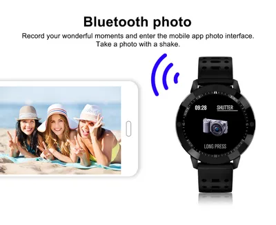 Color screen round screen 3D dynamic UI interface smart bracelet sports fashion smart watch