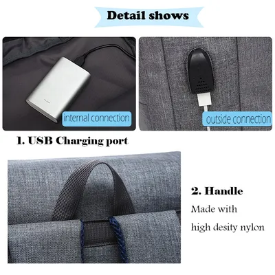 Vintage men women canvas backpacks school bags for teenage girls laptop backpack with USB charging fashion travel