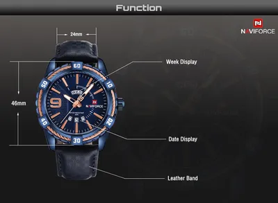 Week Men's Quartz Watch