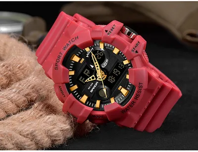 Waterproof men's electronic watch