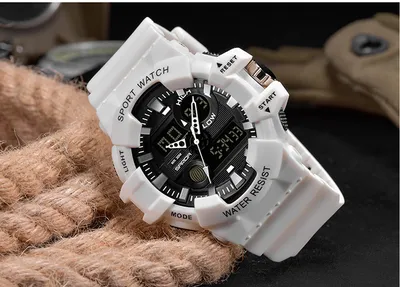 Waterproof men's electronic watch
