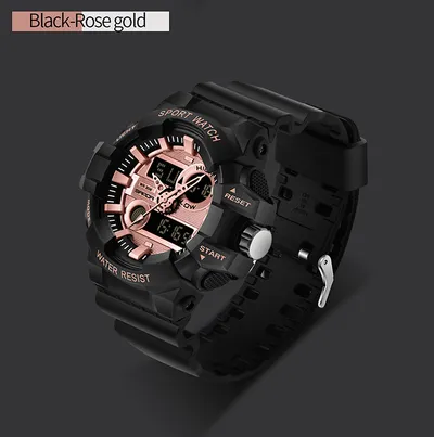 Waterproof men's electronic watch