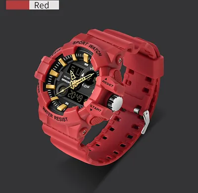 Waterproof men's electronic watch