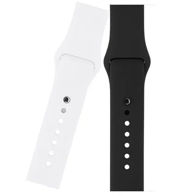 Compatible with Apple, Applicable Monochrome Silicone Strap For Iwatch Generation