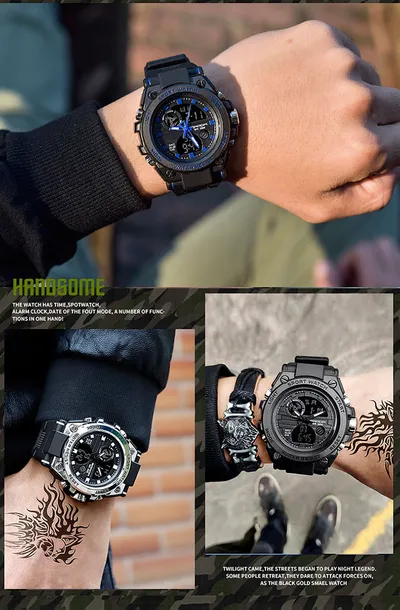 Outdoor sports electronic watch