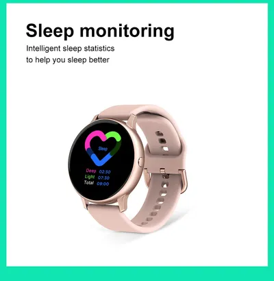 Smart watch 1.2 inch true round screen touch monitoring