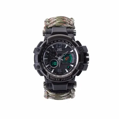 Outdoor survival waterproof multi-function watch