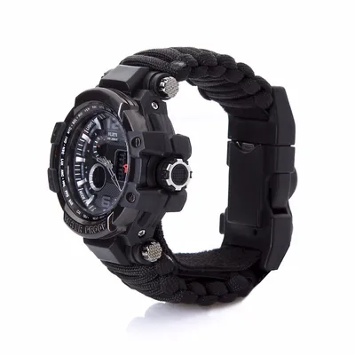 Outdoor survival waterproof multi-function watch