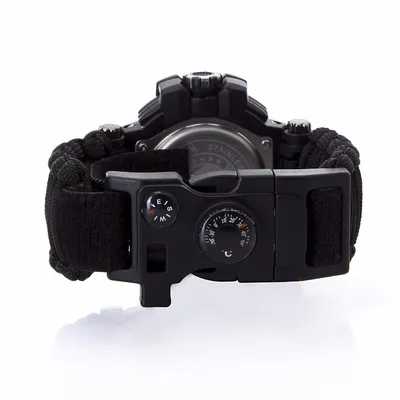 Outdoor survival waterproof multi-function watch