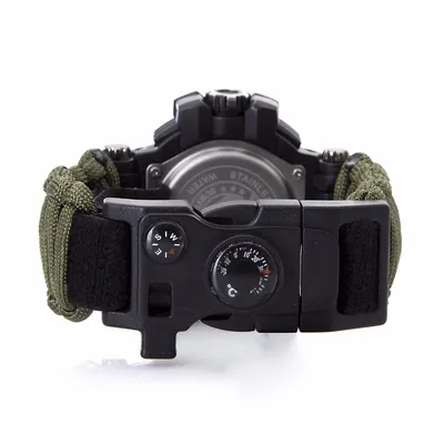 Outdoor survival waterproof multi-function watch