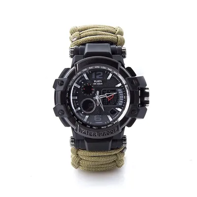 Outdoor survival waterproof multi-function watch