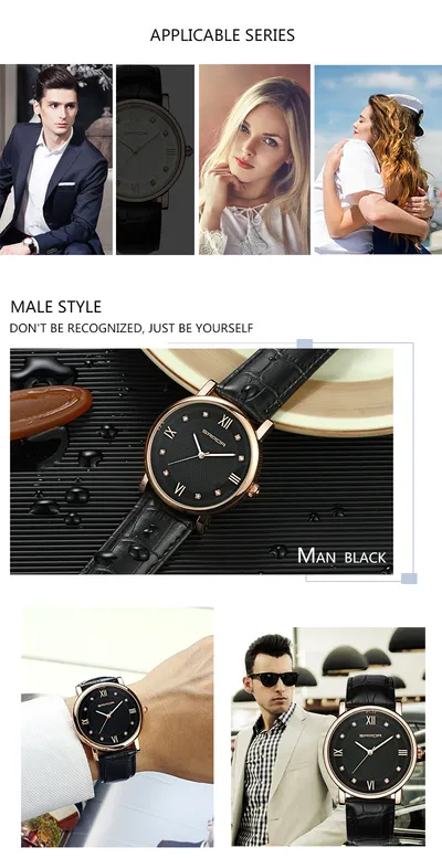 Watch strap casual waterproof quartz watch