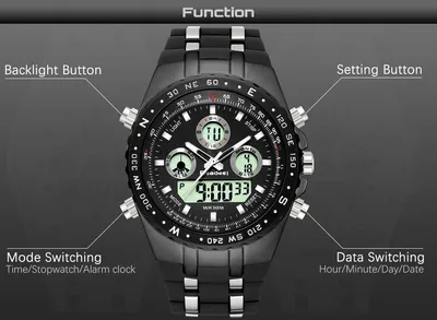 STRYVE Men's Sports Watch Electronic Watch 8002