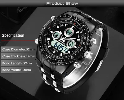 STRYVE Men's Sports Watch Electronic Watch 8002