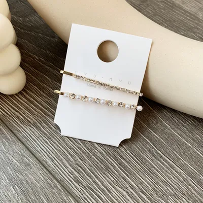 Pearl flower hair clip rhinestone hair clip