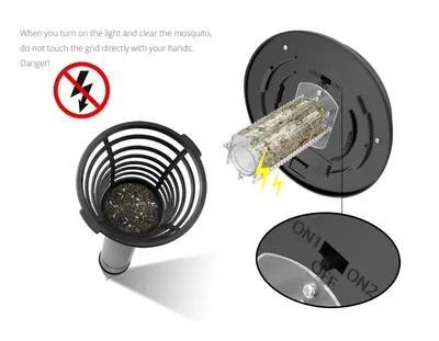 Solar Led Rechargeable Anti-Mosquito Lamp Electronic Fly Bug Zapper Insect Pest  Uv Trap Outdoor Garden Lawn Lamp