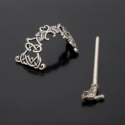 Viking Dragon Hair Clip