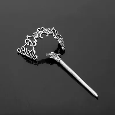 Viking Dragon Hair Clip