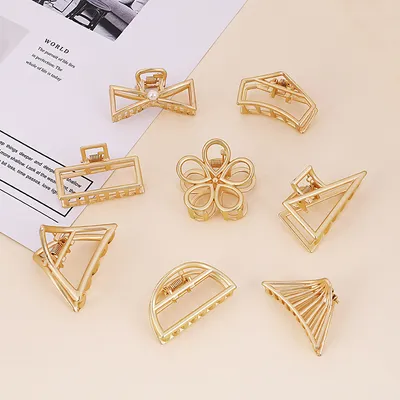 Golden hair accessory hair clip