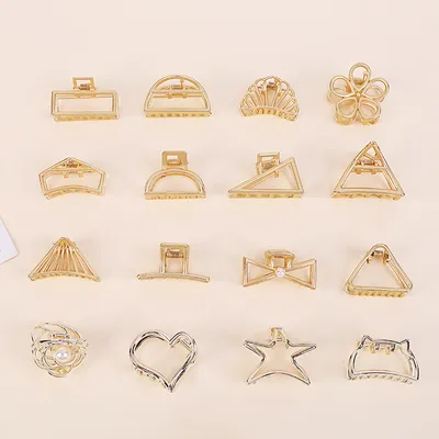 Golden hair accessory hair clip