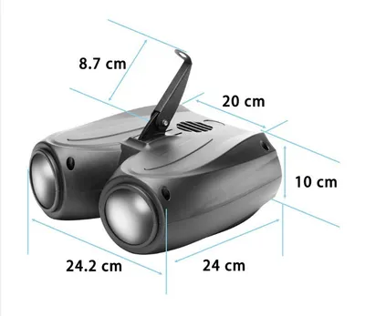 LED Lantern Double-headed Dynamic Airship Laser Light