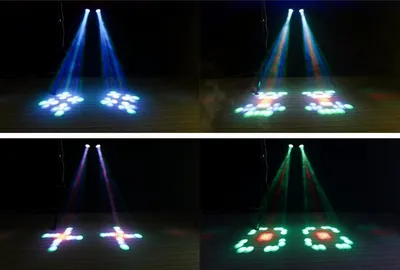 LED Lantern Double-headed Dynamic Airship Laser Light