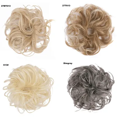 Wig hair ring chicken tail