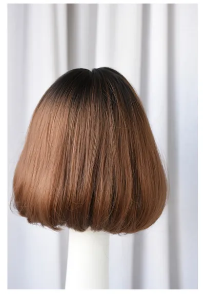Wig female new wave head short hair realistic fashion personality fluffy hood explosion wig