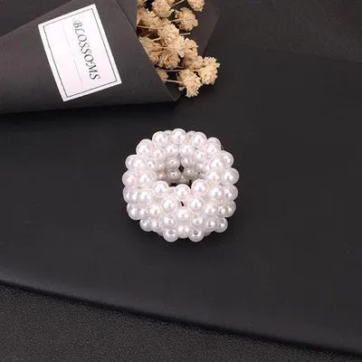 Fashion handmade beaded hair rope