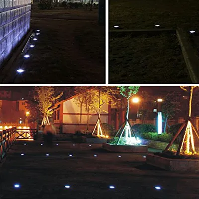 أضواء حديقة LED مقاومة للماء تعمل بالطاقة الشمسية