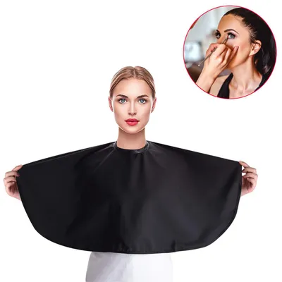 Shoulder Hair Dyeing Black Shawl Hair Salon Barber Shop Oiling Tools
