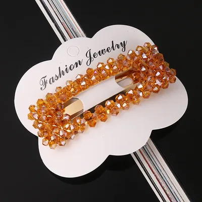 Color crystal hair accessories