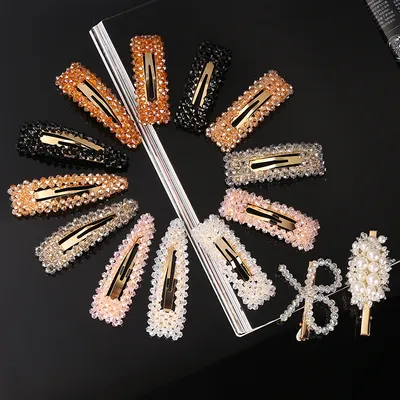 Color crystal hair accessories
