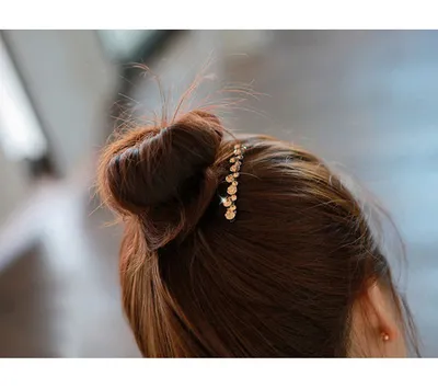 Korean style side clip top clip spring word hair clip