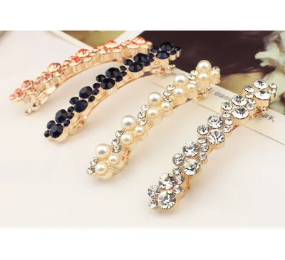 Korean style side clip top clip spring word hair clip