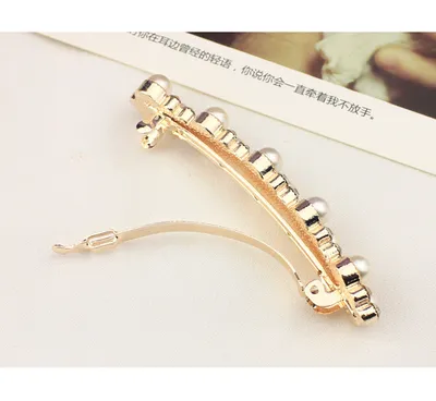 Korean style side clip top clip spring word hair clip