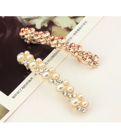 Korean style side clip top clip spring word hair clip