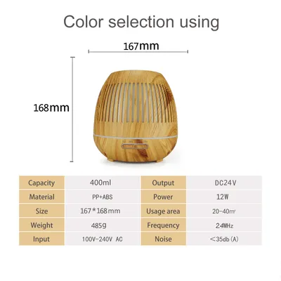 Colorful lights hollow aromatherapy machine