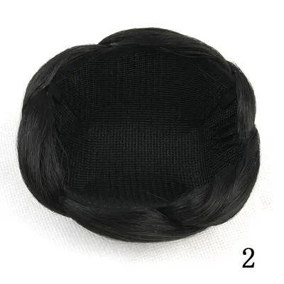 Braid hair bag braided bun