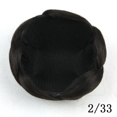 Braid hair bag braided bun