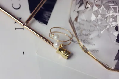 Little Fairy 14K Gold Freshwater Pearl Ring