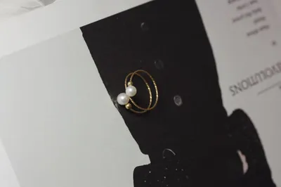Little Fairy 14K Gold Freshwater Pearl Ring